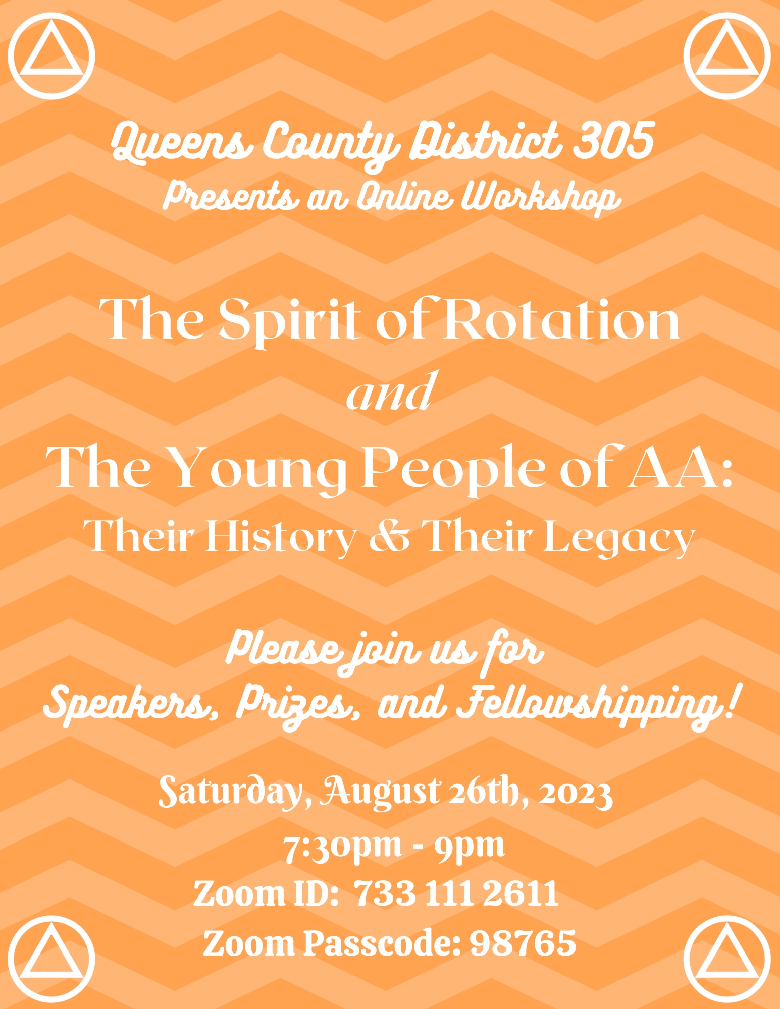 Online Workshop: The Spirit of Rotation and The Young People of AA