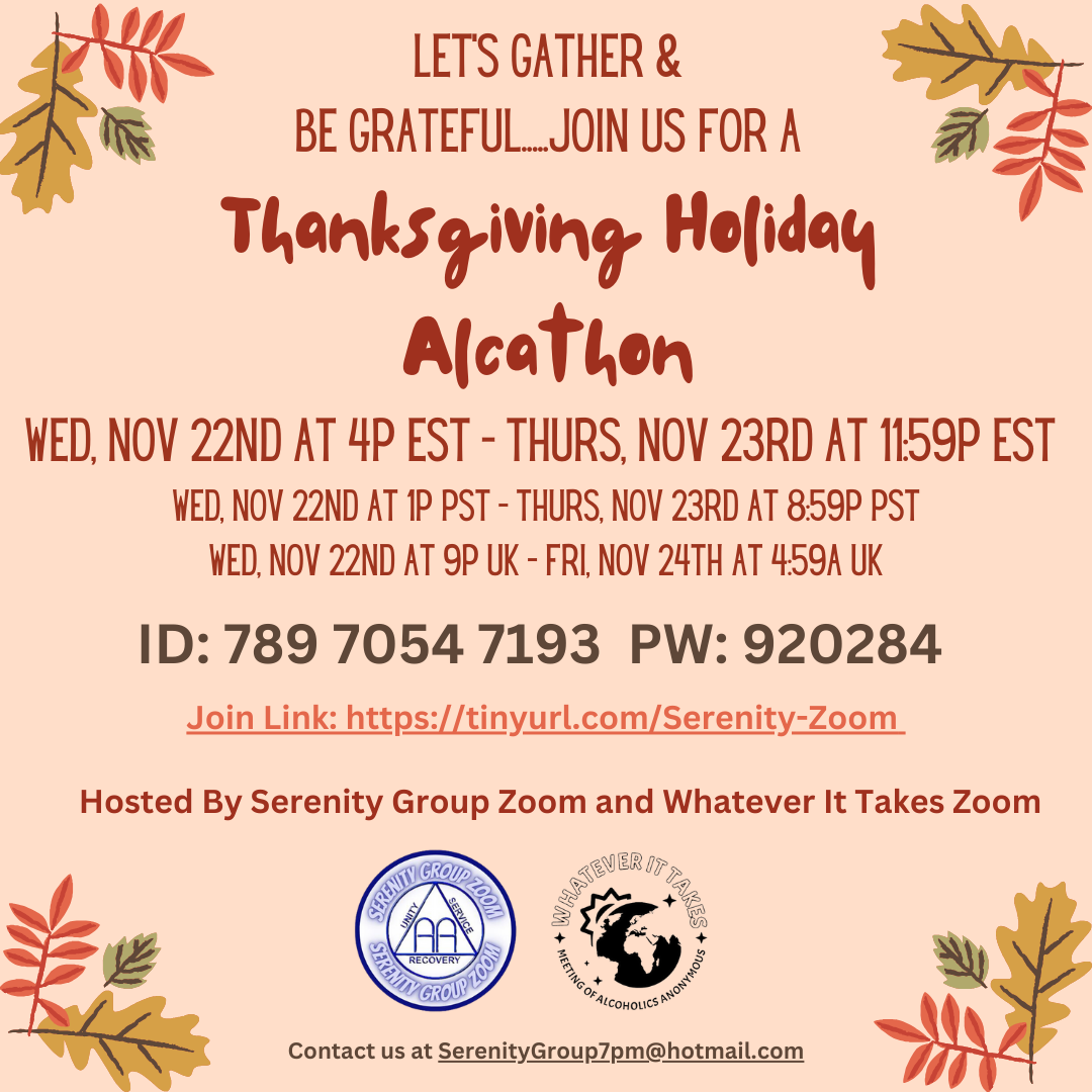 Online Thanksgiving Alcathon @ Online
