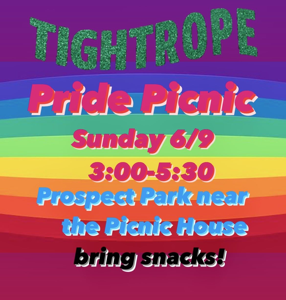 Pride Picnic hosted by Tightrope @ Picnic House Prospect Park