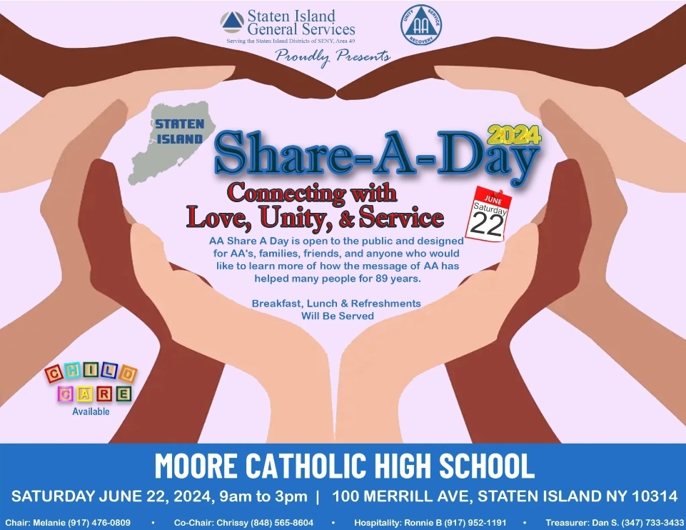 Staten Island Share A Day @ Moore Catholic High School